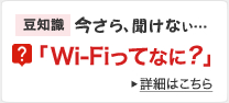 WIFIってなに？