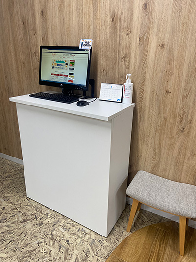 店頭申し込み用PC画像